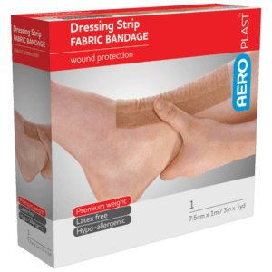 AEROPLAST Premium Fabric Dressing Strip 7.5cm x 1M - parachutefirstaid