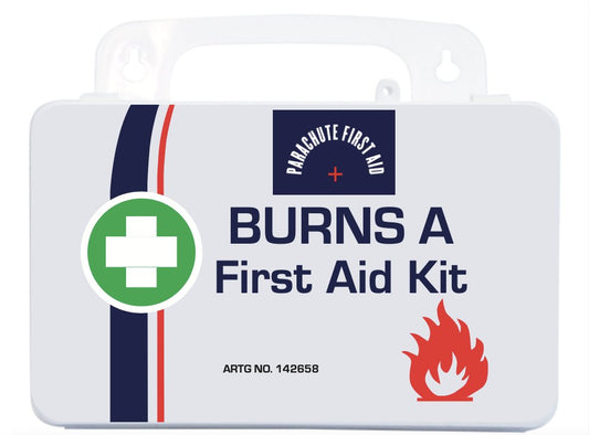 Burns Kit in weather resistant plastic case - parachutefirstaid