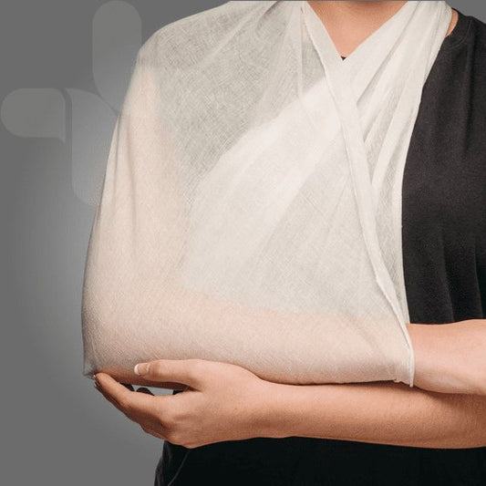 Cotton Calico Triangular Bandage 96 x 96 x 137cm - parachutefirstaid