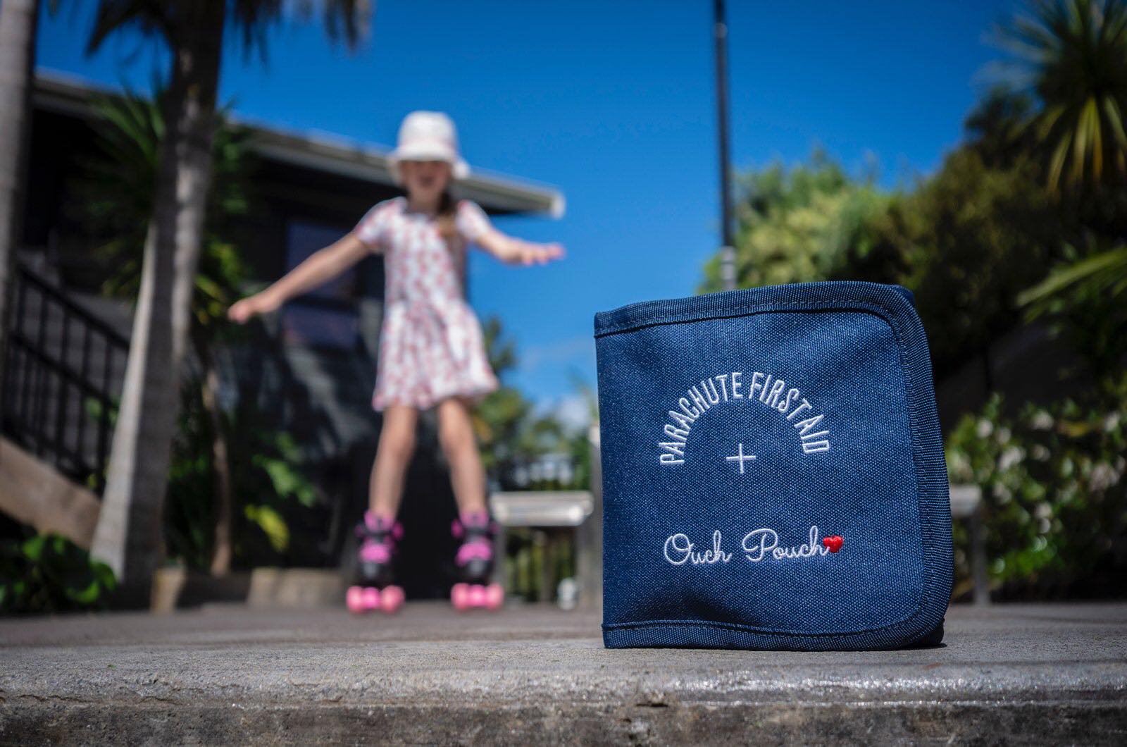 The Ouch Pouch is perfect for  children's sporting accidents. Compact and cute.