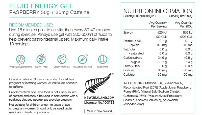 Pure Fluid Energy Gel 50g