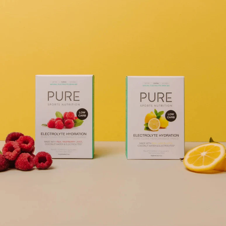 Pure Electrolyte Hydration Low Carb Sachets 6g (single) Pack of ten.