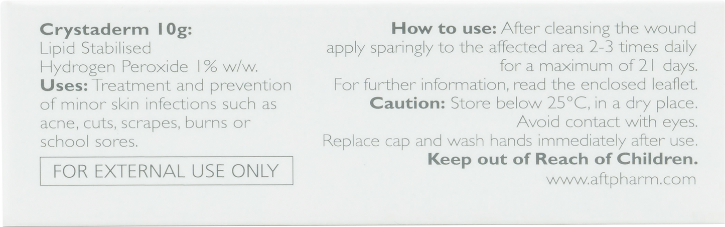 Crystaderm First Aid Cream 10g