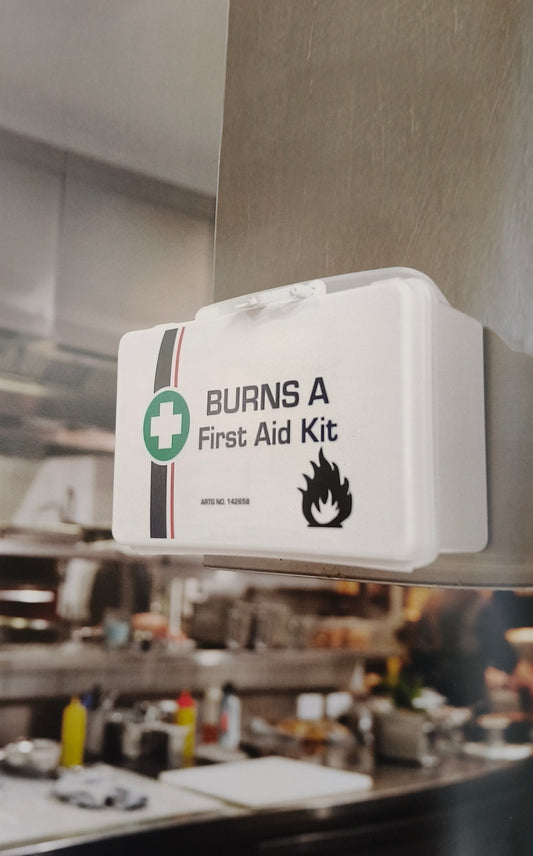 Burns Kit in weather resistant plastic case