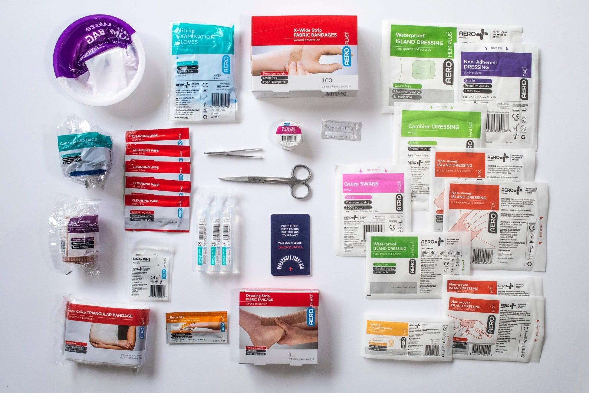Family Essentials First Aid Kit - Fully Kitted - parachutefirstaid